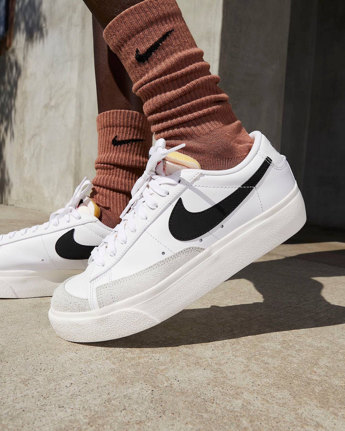 Nike - Blazer Low Platform - White Black