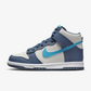 Nike - Dunk High - Light Bone Diffused Blue