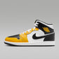 air-jordan-1-mid-shoes-Yellow-Ochre-front