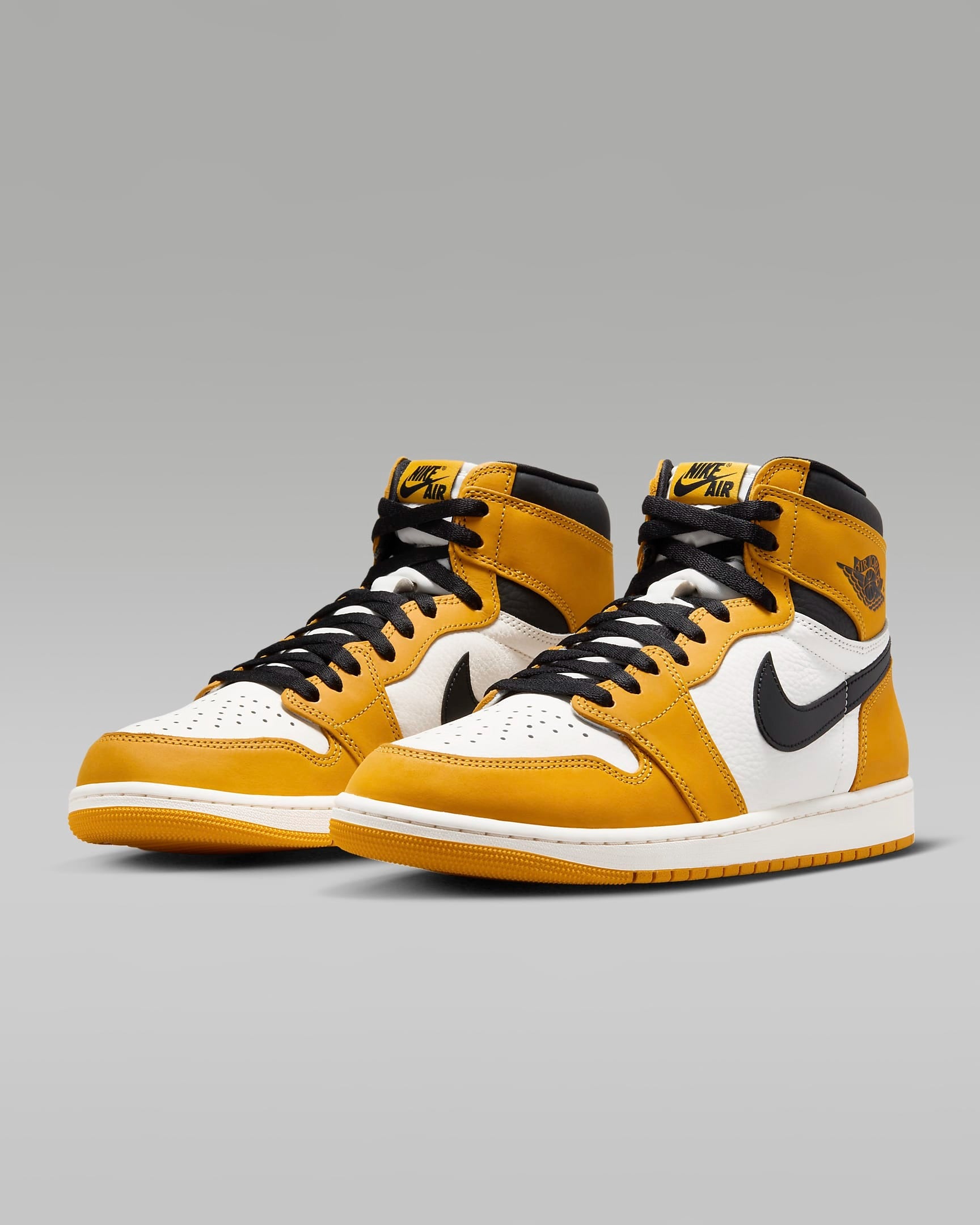 Nike Air Jordan 1 Retro High OG Yellow Ochre yaza snkrz