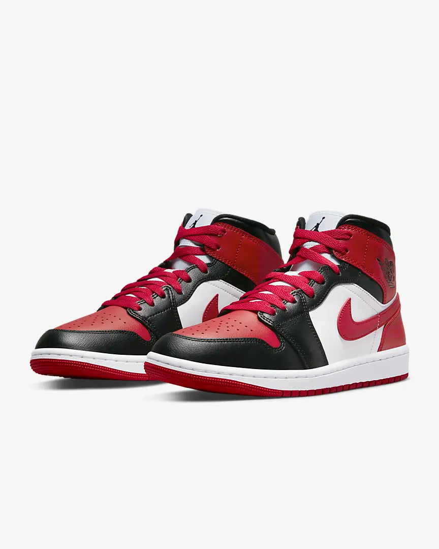 Nike - Air Jordan 1 Mid - BRED TOE