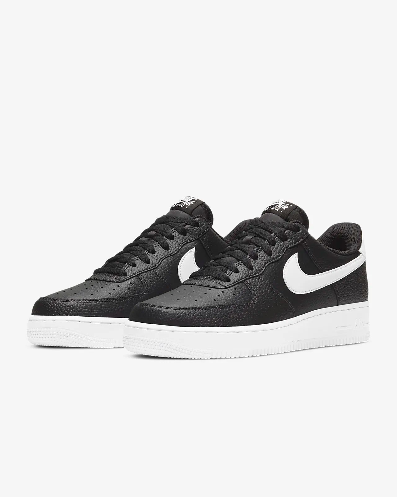 Nike - Air Force 1 Low ’07 - BLACK WHITE