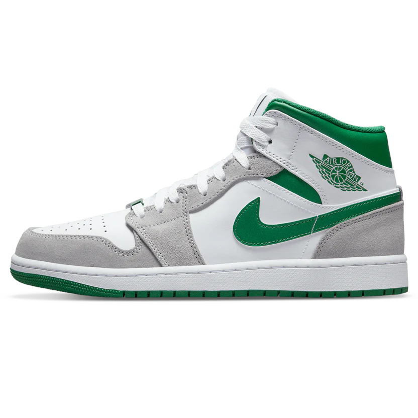 NIKE - Air Jordan 1 Mid SE  -  Grey Green