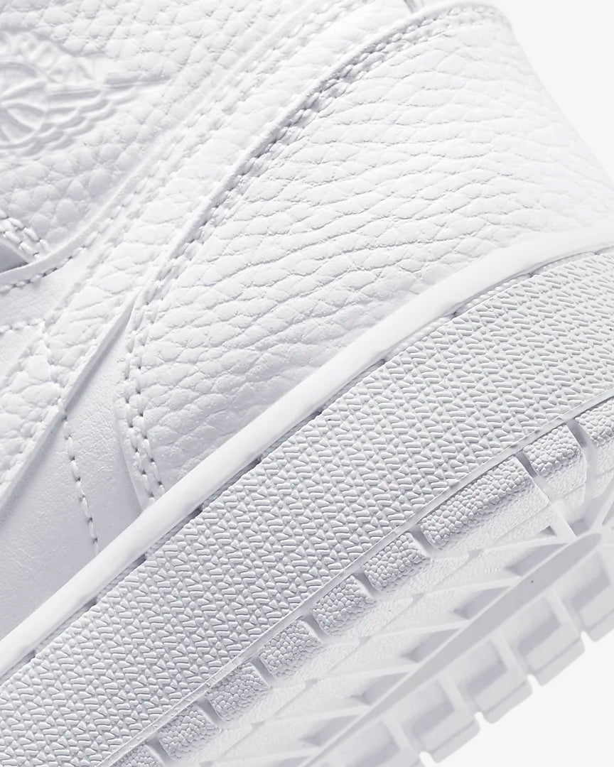 Nike - Air Jordan 1 Mid - TRIPPLE WHITE