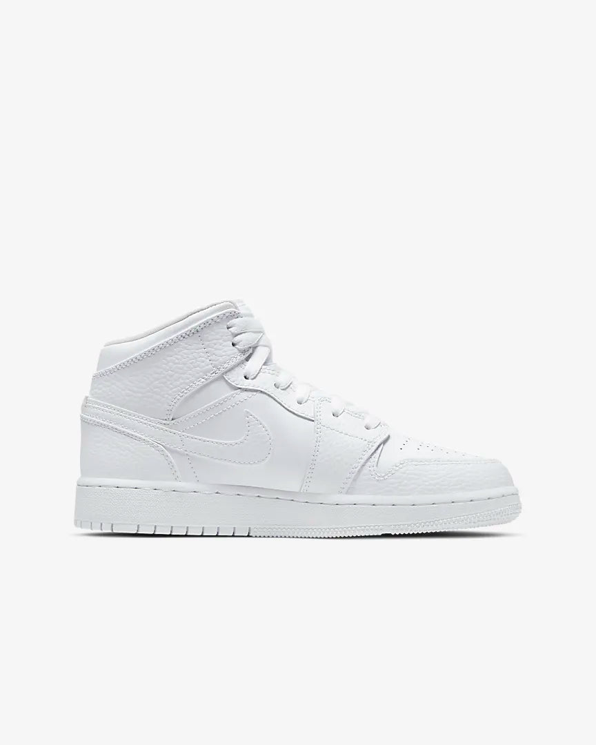 Nike - Air Jordan 1 Mid - TRIPPLE WHITE