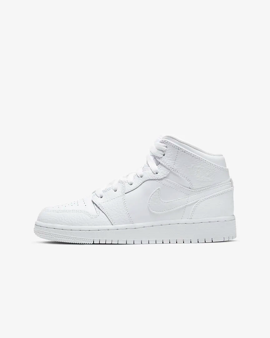 Nike - Air Jordan 1 Mid - TRIPPLE WHITE