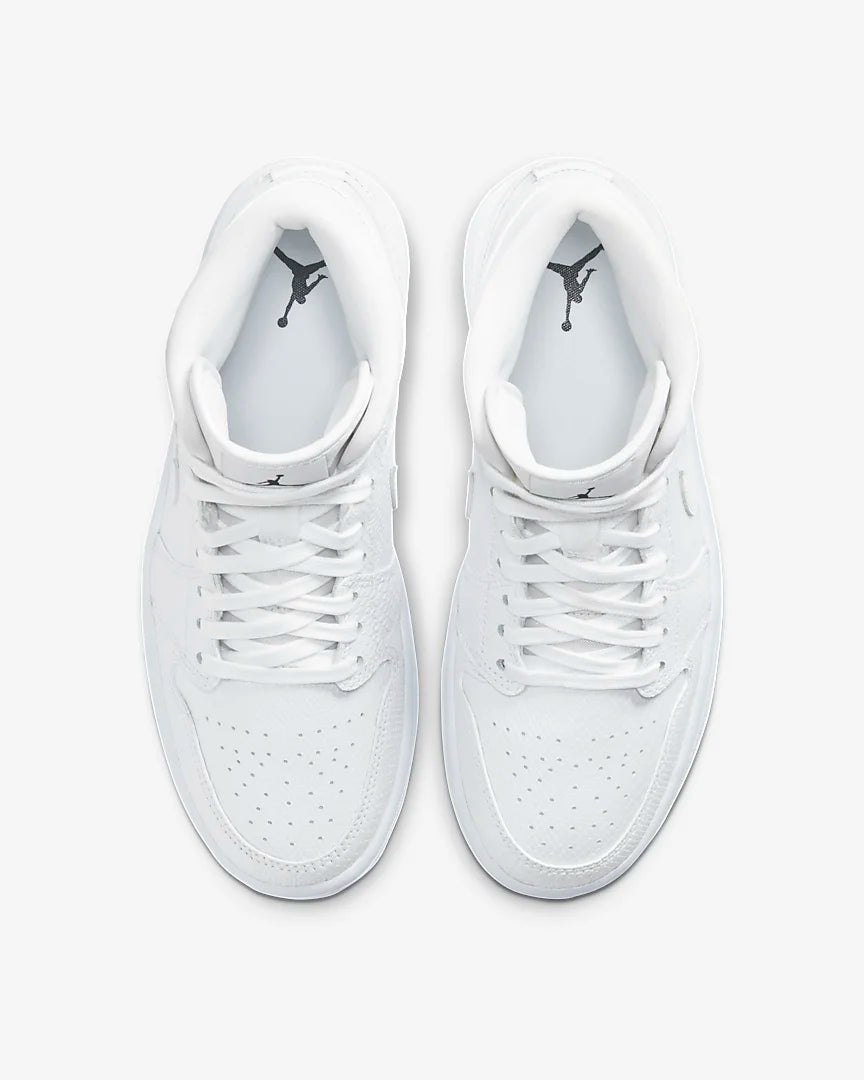 Nike - Air Jordan 1 Mid - WHITE SNAKESKIN